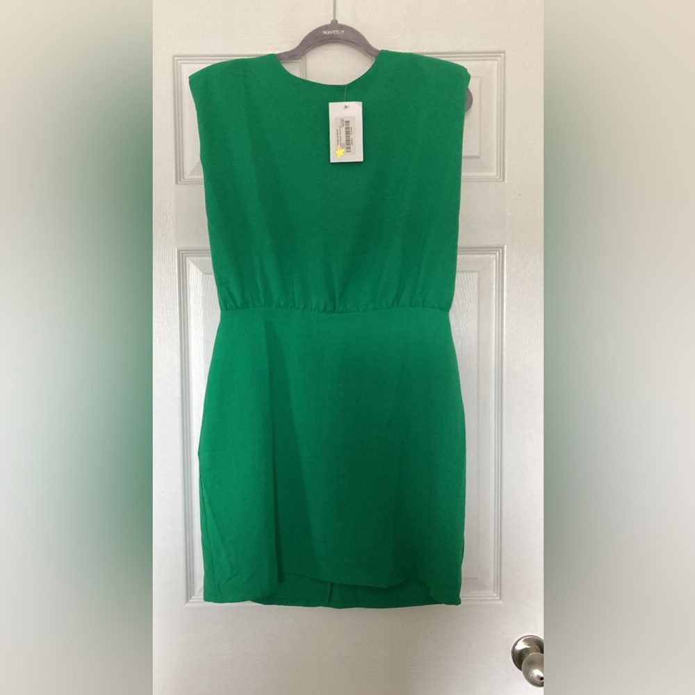 NWT TCEC Shoulder Pad Dress